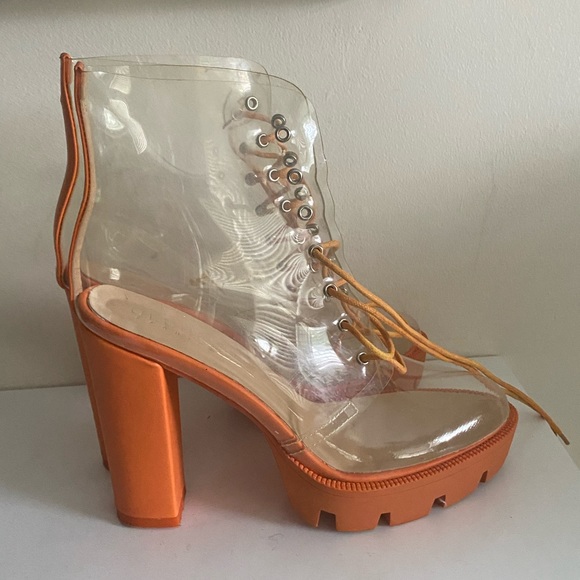 Olchee Fashion Boots See Thru  boots size 11 - Picture 7 of 14